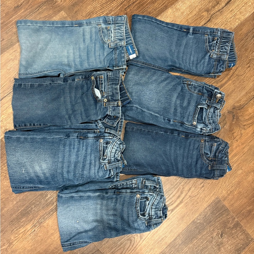 Boys Size 5 Old Navy Jeans Lot – 7 Pairs